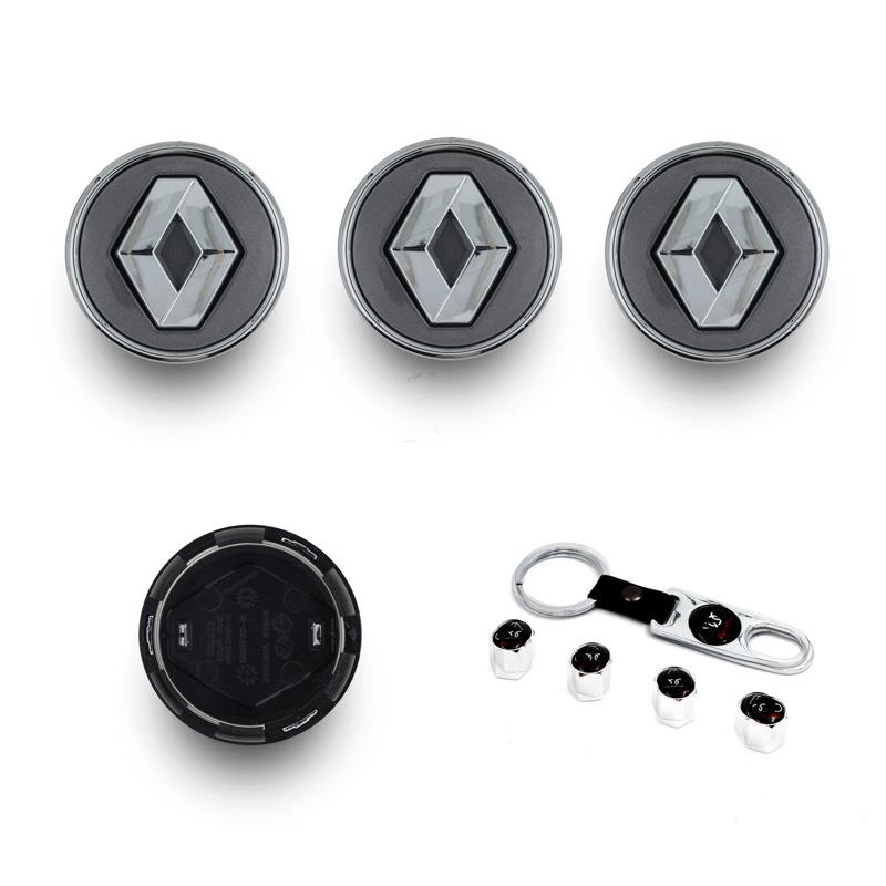 Compatible Tire Center Cap Logo for Renault Koleos, Latitude, Kadjar, and Scenic