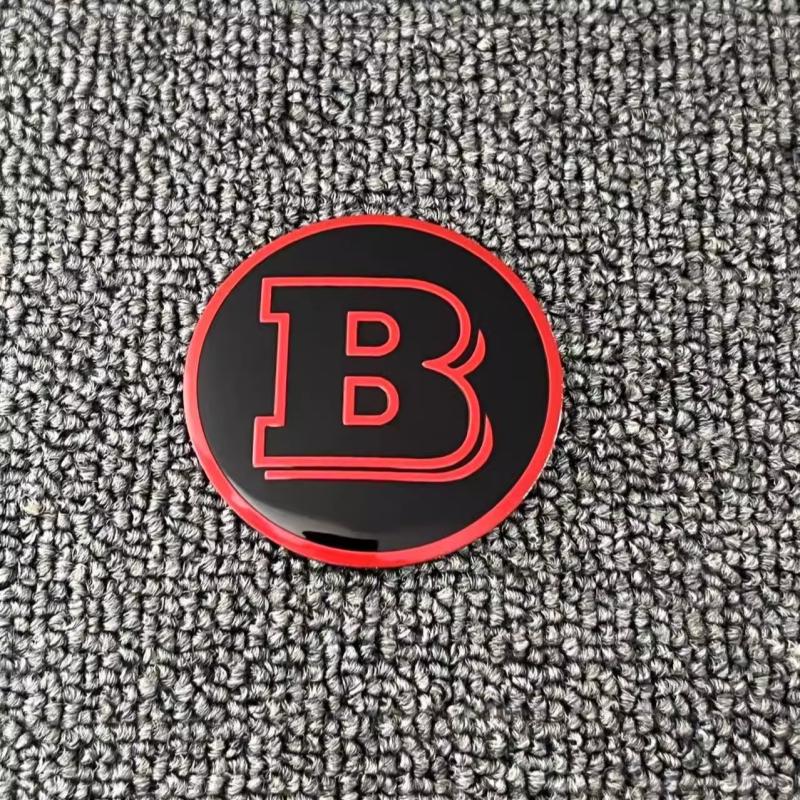 

4 шт. 56 мм Наклейки на ковпачки центральних дисків коліс автомобіля Аксесуари Для Mercedes Benz Brabus AMG Smart Maybach W205 W203 W206 W108 W124 W126 56mm&1 Set (4Pcs)