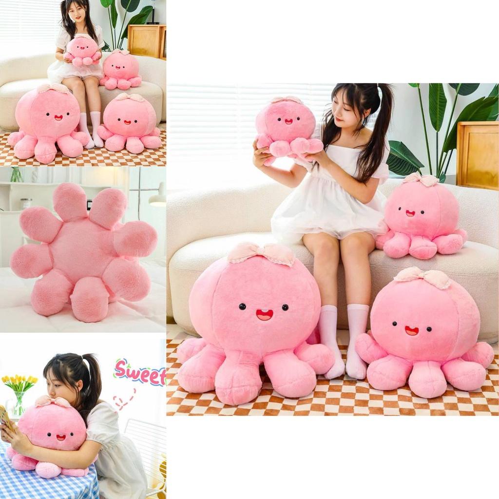 Cute And Adorable Octopus Plush Toy For Window Display And Pillow Decoration Wholesale