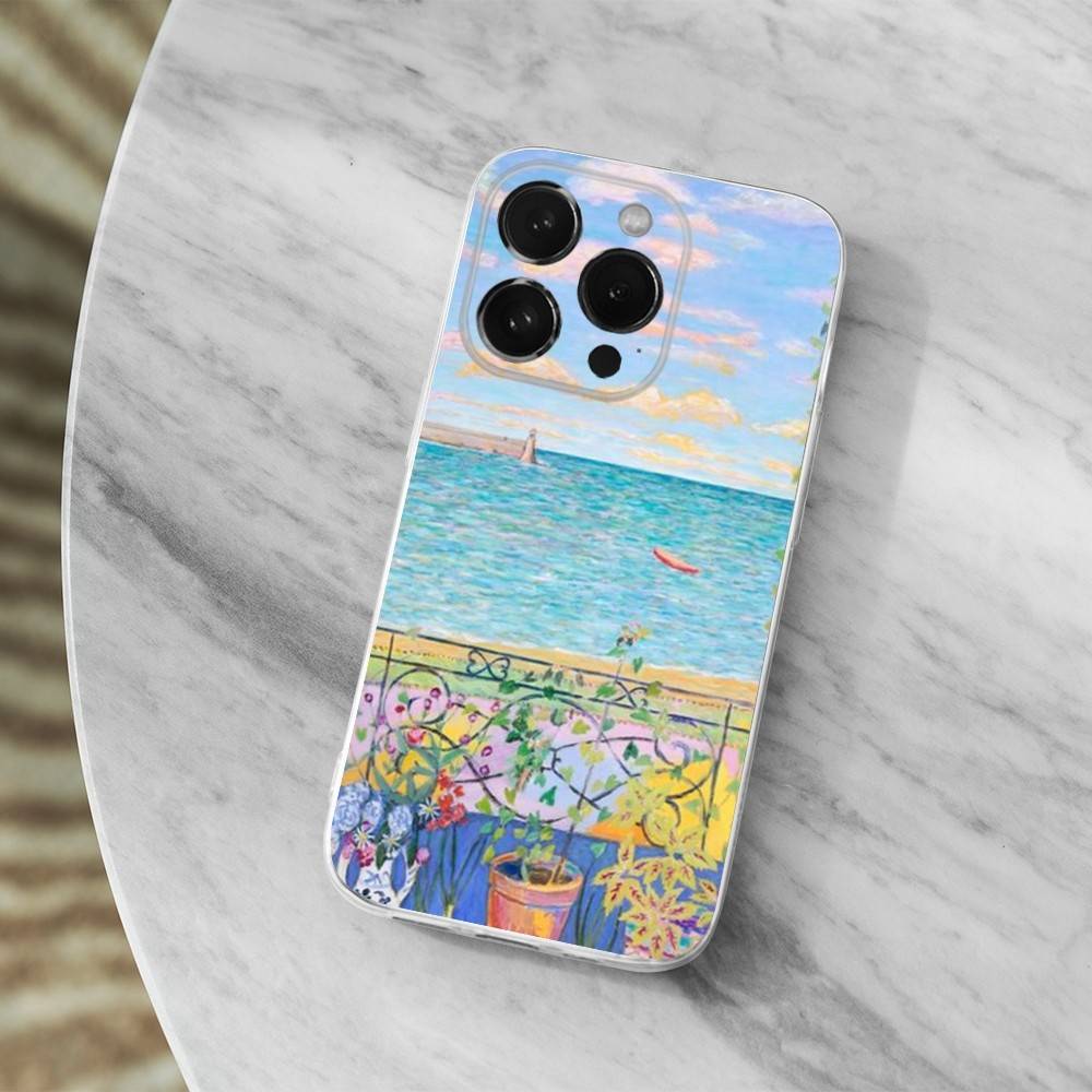 

H-Henri M-Matisse Art PaI Phone Case For iPhone 16,15,14,13,12,11 Pro,Max,Plus,X,XS,XR,SE,Mini Transparent Soft Cover iPhone12PROMAX