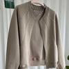 2026 Women's Hoodless Cardigan Sweatshirt: Spring/Autumn Short Baseball Jacket, Mom Style