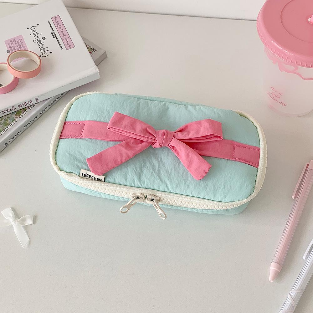 Portable Large-Capacity Makeup & Stationery Bag for Girls
