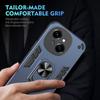 KEYSION Shockproof Case for TECNO Spark Go 1 Go 2025 Silicone+PC Camera Protection Ring Stand Phone Back Cover for Tecno Pop9 4G