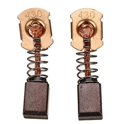 Spazzole di Carbone 7*7*10mm Carbonio 2pz Molla Smerigliatrice Angolare