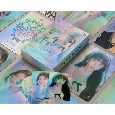 Ive fotokort, hologram, glansiga, Jang Won-young, Ahn Yu-jin, Lee Seo, Ray, Leez, 55 ark