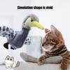 Interactive Cat Toy Cat Toys Beating Wings Duck Rechargeable Plush Smart Touch-Activated Electric Flapping Simulation For Kitten
