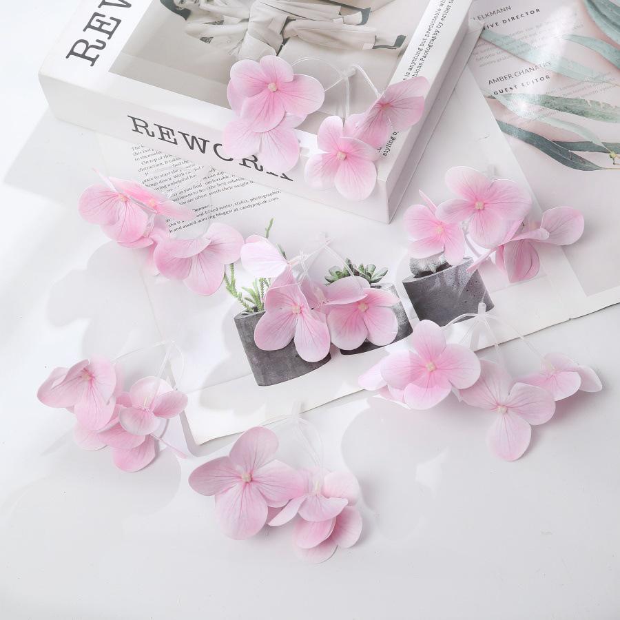 Four-Leaf Clover Hydrangea Hairpin & Wedding Decoration
