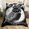Owl Duvet Cover Twin King Queen Size Cartoon Owl Comforter Cover Bird Animal Bedding Set Boys Quilt Cover Polyester Quilt New