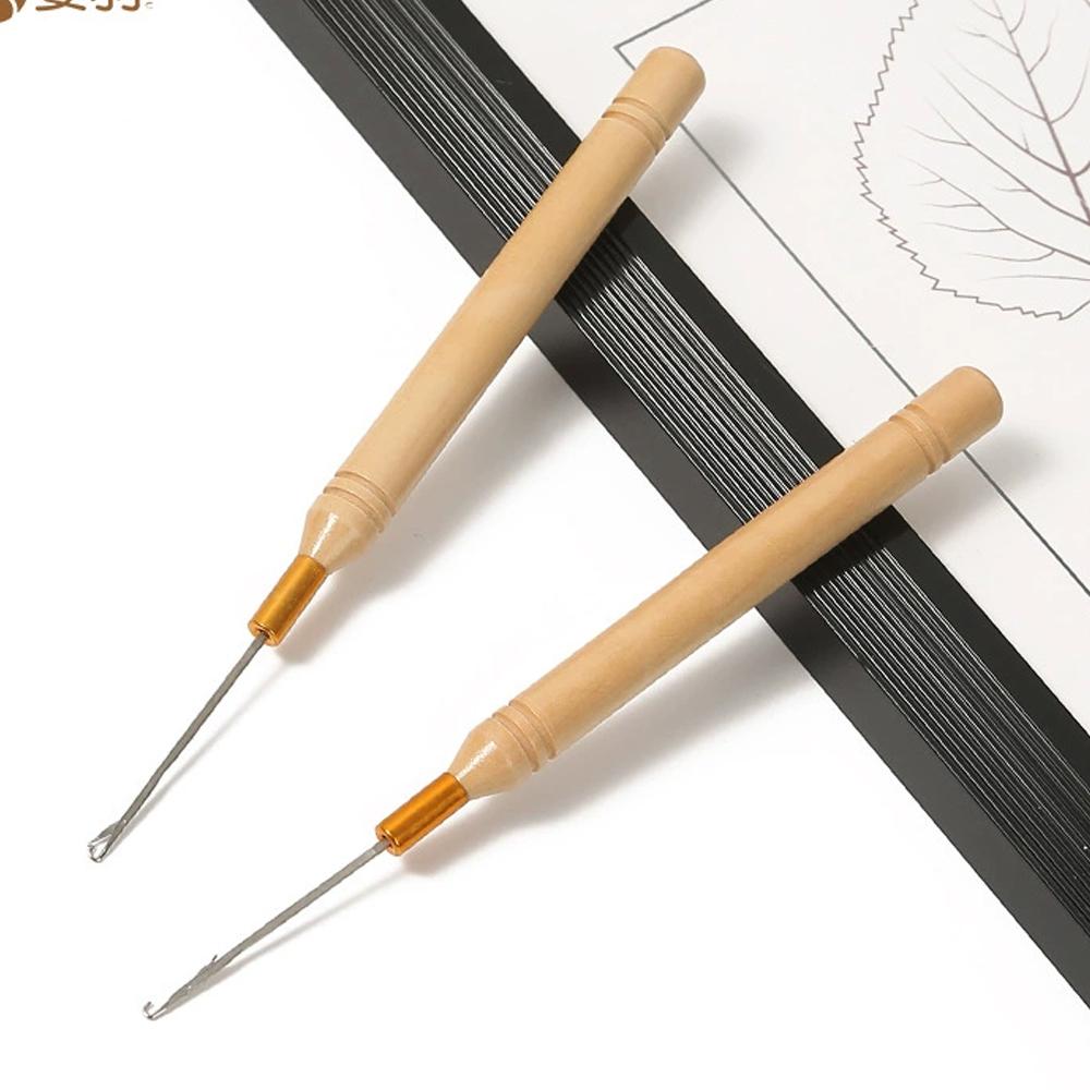 Hair Extension Tool Kit Includes Extension Pliers Crochet Hook Bead Stringer and Nano Ring for Making Styling Accessories