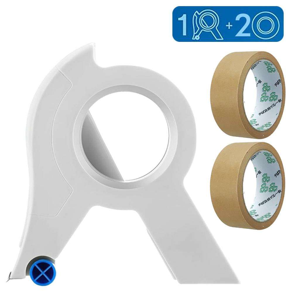 

New Painter s Tape Applicator Dispenser Machine Adhesive Tape with Tape Cutting Tool for Repair and Beautify Crack in Tile
