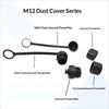 5/10Pcs Internal Thread/External Thread Connector Cover With Rope M12 Dust Cover For Aviation Plug Special Male And Female Cap