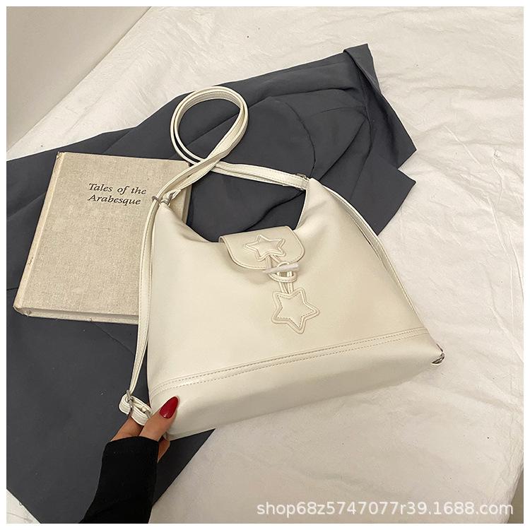 Niche Design Backpack Women's 2025 New Large-capacity Commuter Tote Stray Bag Multi-purpose Shoulder Underarm Bag