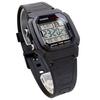 Casio Watch Standard Digital W-800H-1AV Genuine BOX Men's Black Overseas Model