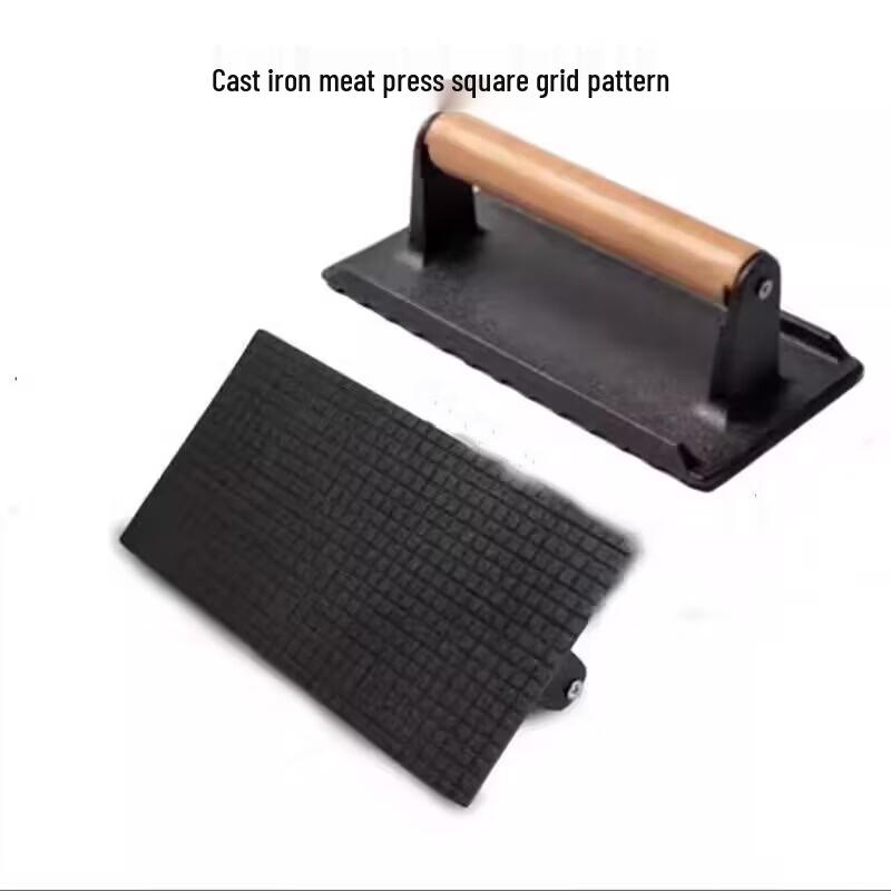 Cast Iron Grill Meat Press