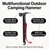 Martelo de Acampamento, Aço Inoxidável e Cobre Martelo para Estacas de Barraca Outdoor com Extrator de Estacas, Martelo de Pregos para Montanhismo