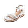 Ivory Platform Sandals 6cm 011924713