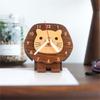 Elegant Solid Wood Clock Small Size and Cartoon Designing For Quiet Home Decoration Quiet Mechanism