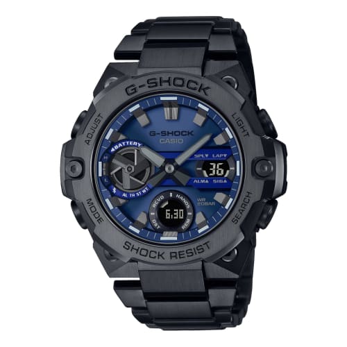 Casio Watch G-Shock G-STEEL Smartphone Link Carbon Core Guard Structure GST-B400BD-1A2JF Men's Gray