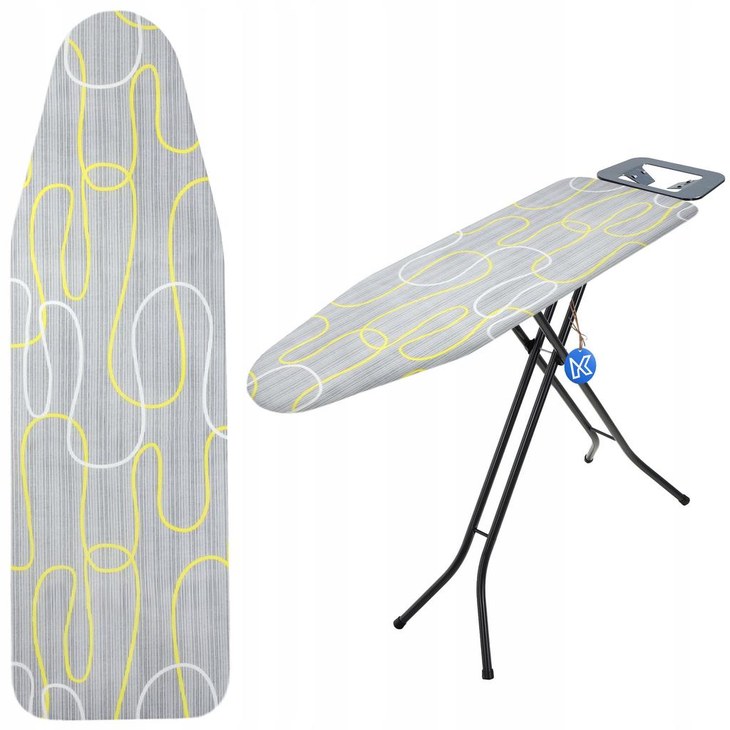 KADAX Pokrowiec Na Deskę 115x40cm Do Prasowania Podkład Naciągany Motyle