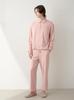 Gelato Pique HOMME Rayon College Logo Long Pink Pants, Men's, PHCP254979,