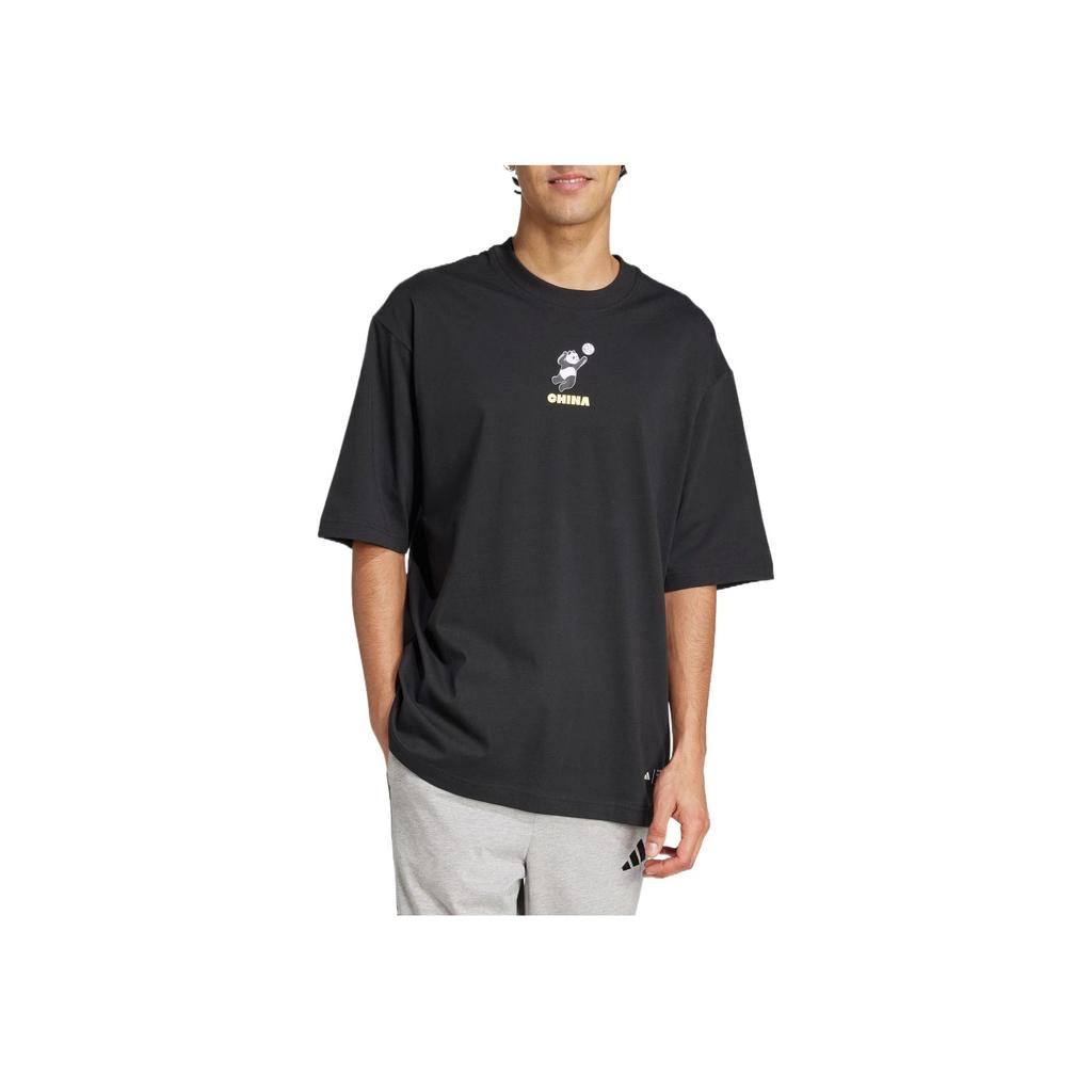adidas CNY Panda Graphic Tee Black JZ3287
