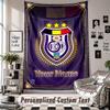 Custom Tapestry Wall Hanging, Anderlecht FC Personalized Name Text Home Wall Decor