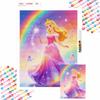 Aurora Princess Rainbow Butterfly Diamond Mosaic Painting Art Kit Handmade DIY Home Decor