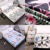 Beautiful Floral Stripes Dustproof Mattress Protective Cover For Bedroom Decor