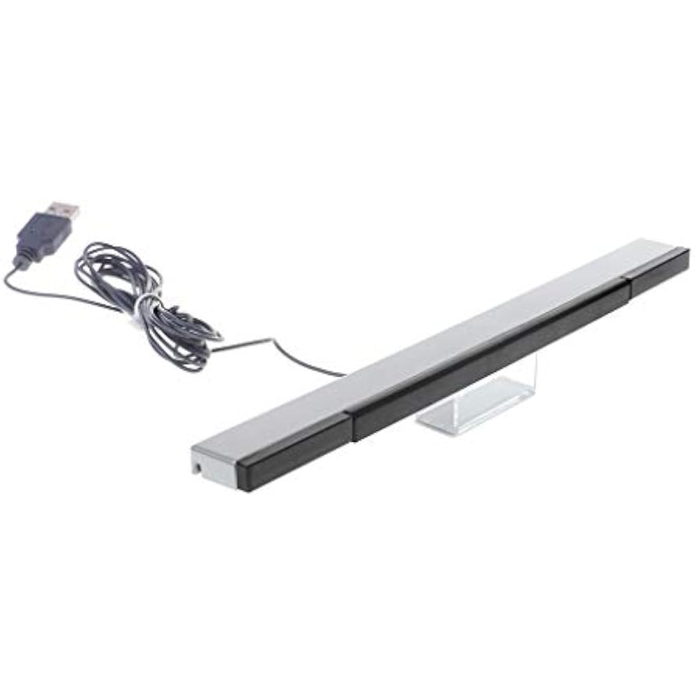 USB Sensor Bar Wired Infrared IR Signal Ray Sensor Replacement IR Ray Sensor Bar for Wii Console