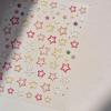 Charming Hollow Stars Love Geometric Five-pointed Star Self Adhesive 5D Nail Art Decorations Stickers Shiny Manicure Decal