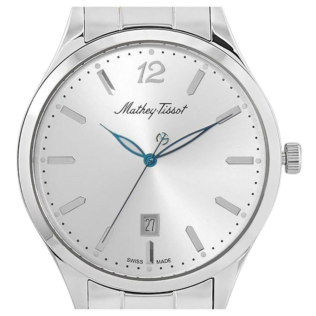 Mathey-Tissot Urban Metal Silver Dial Quartz H411MAS Men's Watch