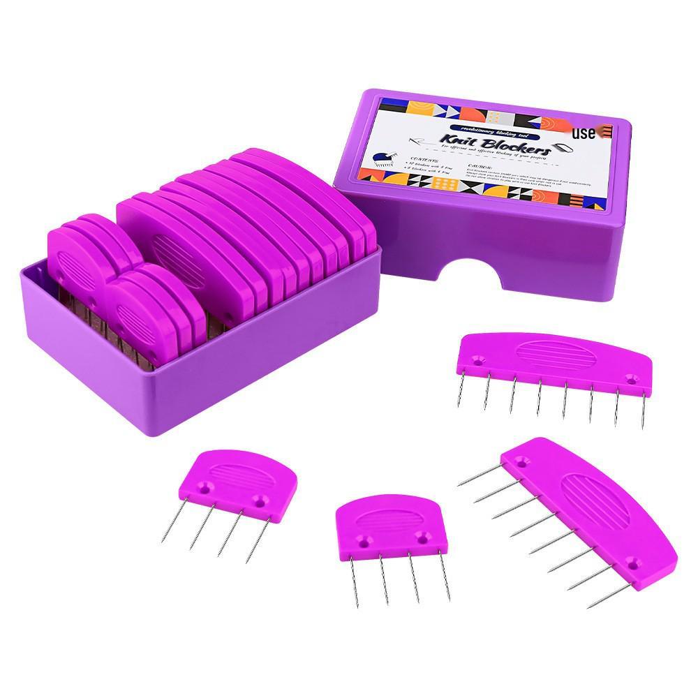 Knitting Tools: Sweater Scarf Shaping Pin & Safety Needle Set