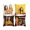 T-The sitcom 2 B-Broke Girls  Square Double-Sided printed Pillow Case Bedroom Bedside Pillow Sofa Cushion Cover