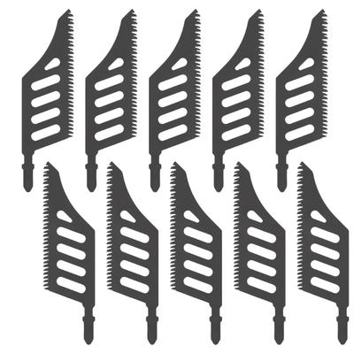 Coarse Teeth Jigsaws Blade Industrial Carbon Steel Extended Length For Plywood Aluminum Flush Cutting Universal T Shank