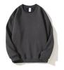 Silver Fox Fleece Sweatshirt Fleece-Lined Thickened Crew Neck Sweatshirt Men's & Women's Fashion Fall Winter Loose-Fit Drop-Shoulder Basic Sweatshirt