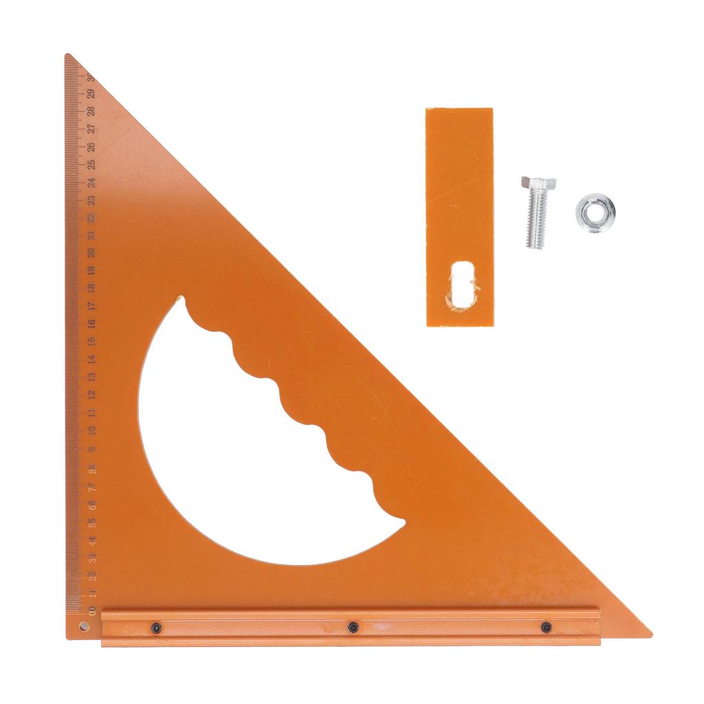 31 X 31cm Woodworking Triangle Ruler High Accuracy 90 Degrees  Right Angle Ruler for Carpenter