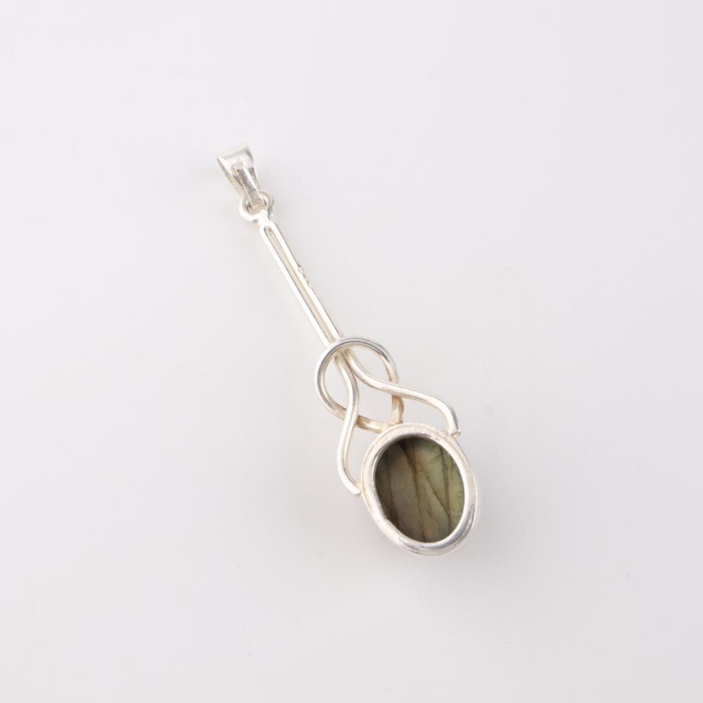 Labradorite Gemstone 925 Sterling Silver Jewelry Handmade Pendant For Birthday PP-60-27