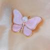 Fashionable Butterfly Shell Pearl Brooch, Anti-exposure Pin for Women, Metal Button To Fix Clothes, Wedding Party Gift