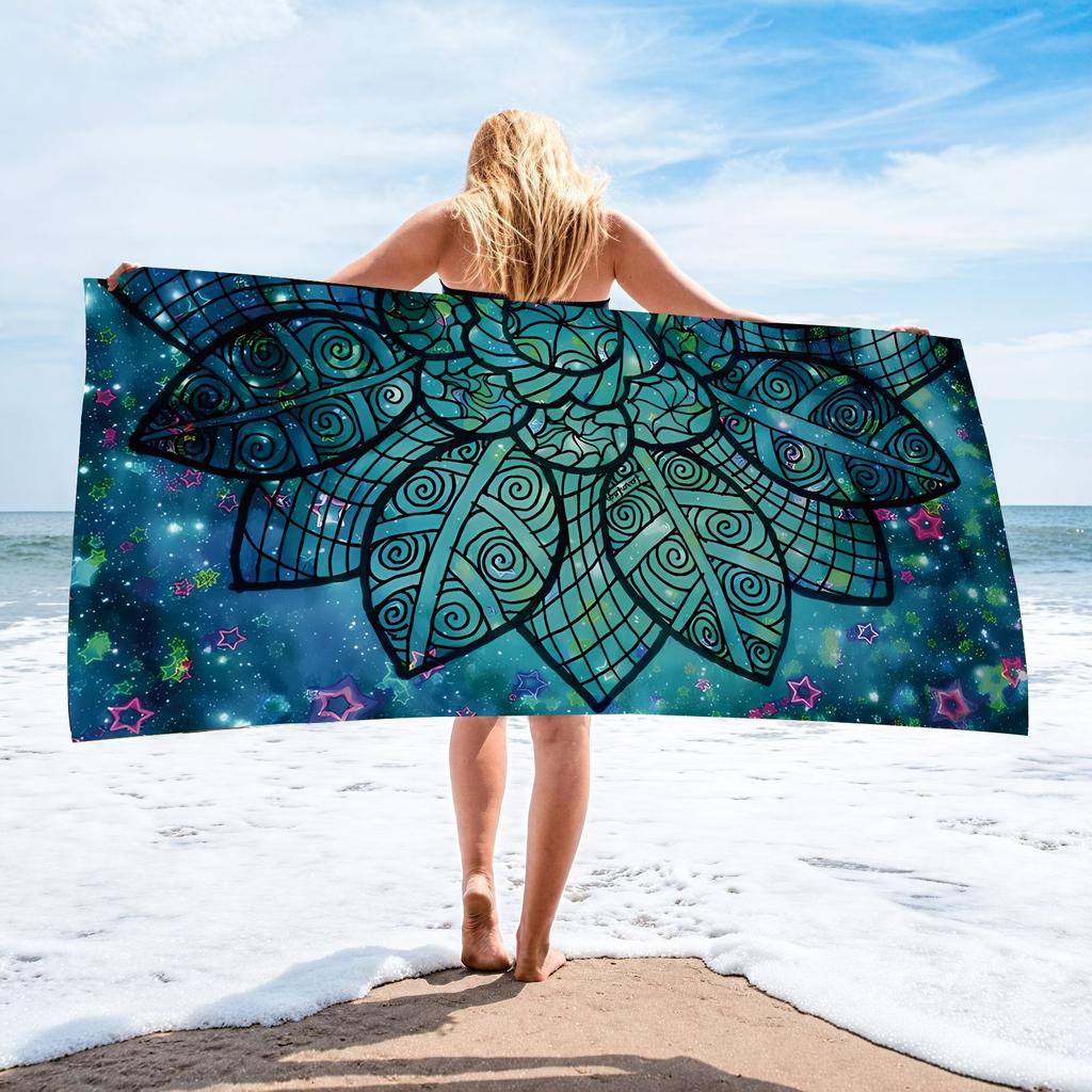 90 * 180 Beach Towel Microfiber Printing Beach Towel Absorbent Towel 2026