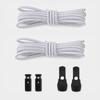 New 1Pair/3Pair Round Elastic Shoelace Unisex Quick-Release Shoelaces No-Tie Laces for Sneakers and Boots Shoe Laces
