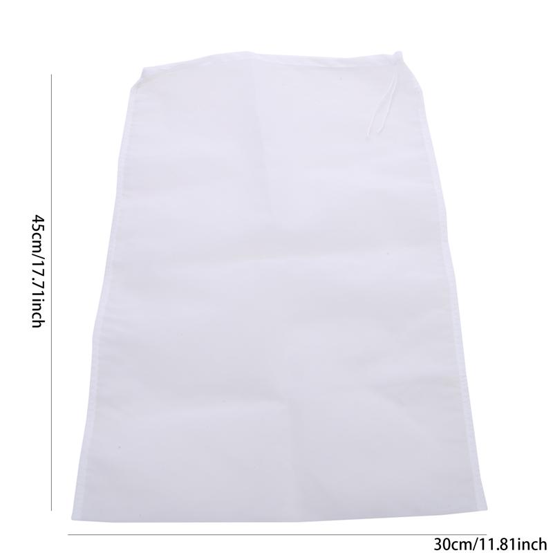 Reusable Nylon Mesh Filter Bag Soy Milk Nut Milk Coffee Tea Yogurt Oil Strainer Kitchen Food Filtration Accessory