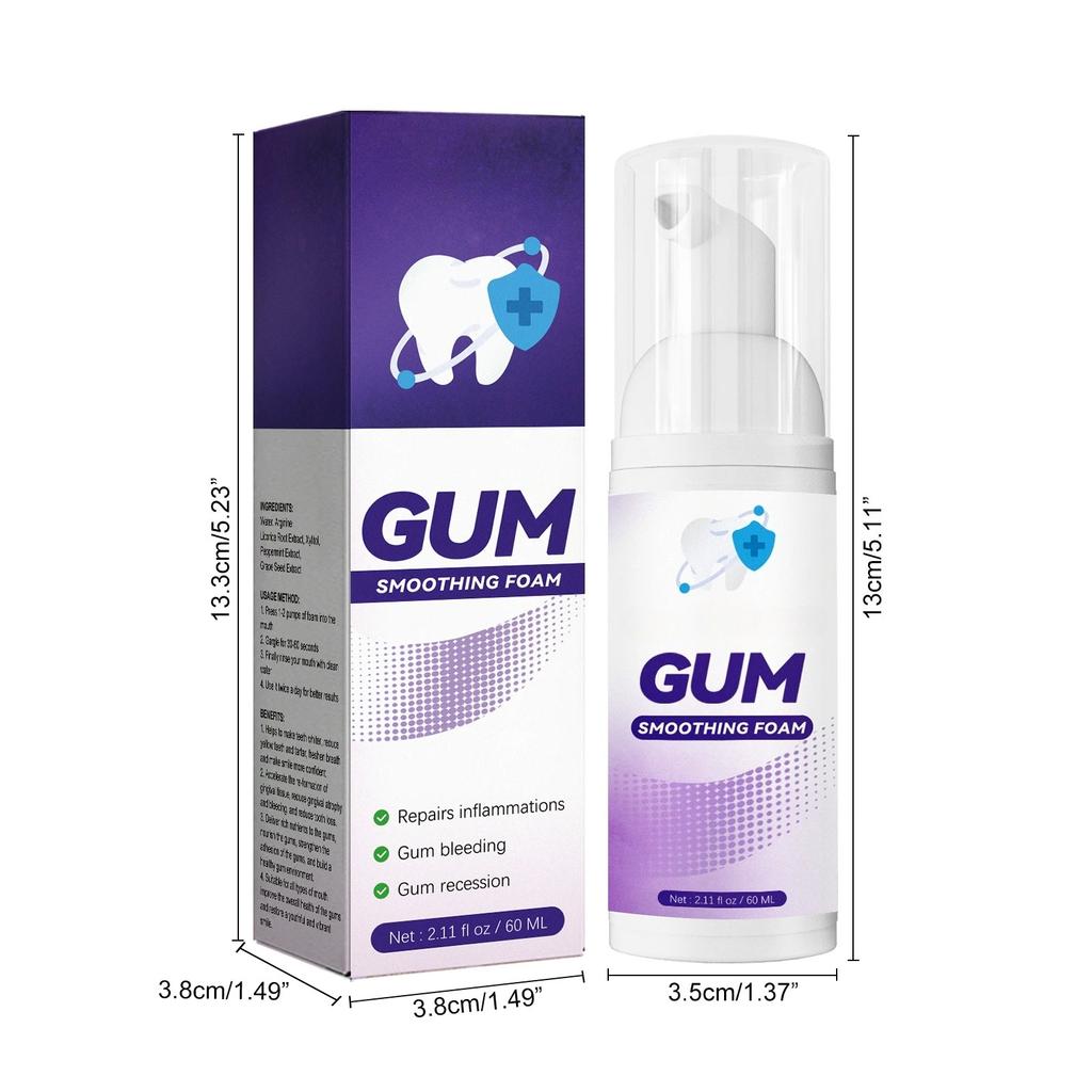 Tooth Whitening Foam Mousse Prevent Periodontitis Toothache Relief Dental Calculus Stain Removal Repair Gums Decay Oral Hygiene