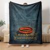 Lord Rings Customize Your Name Blanket Cozy Personalized Blanket Ultra-Soft Versatile for Office Sofa Bed Livingroom Four Seasons Multipurpose