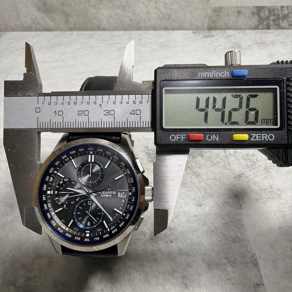 Used Operating CASIO OCEANUS OCW-T2600 Radio-controlled Solar Genuine Band