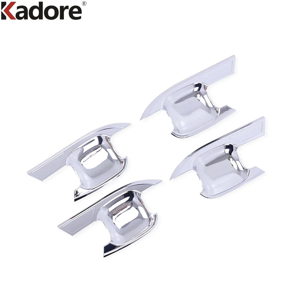 Door Handle Cover Trim For Ford Explorer -  2024 Carbon Fiber Car Side Door Handle Bowl Cup Covers Frame Accessories