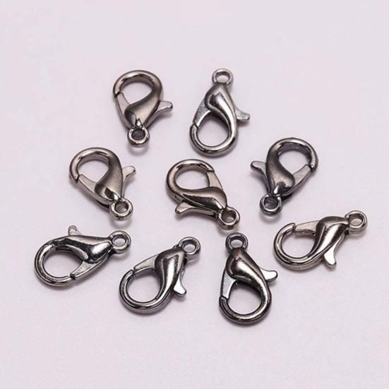 50Pcs Lobster Hooks Plated Multipurpose DIY Bracelet Necklace Key Ring Lobster Clasps Jewelry Findings