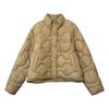 Popular small gold buckle white duck down jacket women's short winter fashion lightweight pressed glue warm and thin jacket