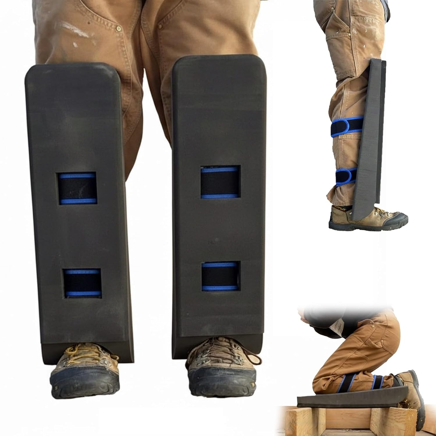 

Наколінники для повзання та лазіння Захисники колін з обгортними ремінцями Регульовані пінопластові самопідтримуючі наколінники для повзання на горищі, навігації між балками 1 pair