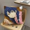 1pc Megumi Tadokoro Anime Characters Pillow Case Fashion Square Pillowcase Bedroom Sofa Room Ins Decoration Leisure