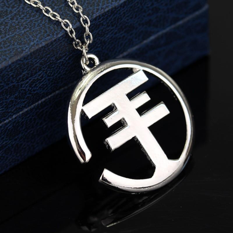 Fashionable German Rock Band Tokyo Hotel Necklace Simple Empty Men's Necklace Trendy Jewelry